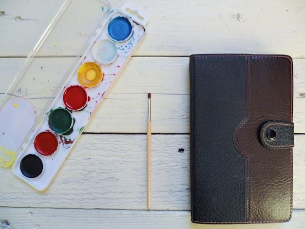 A close-up of various affordable art supplies, such as student-grade watercolors, budget sketchbooks, and synthetic brushes, arranged to showcase their accessibility and value for money.